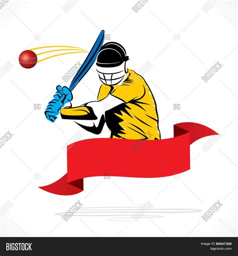 Cricket Banner Design Vector And Photo Free Trial Bigstock