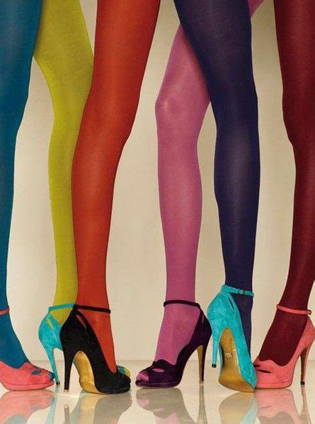 Want Different Coloured Legs Fashion Colored Tights My Style
