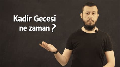 Bu yıl kadir gecesi hangi gün? Kadir gecesi ne zaman? (#Ramazan2020)- Abdussamet Öztan - YouTube