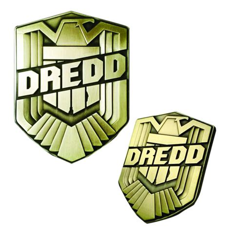 Judge Dredd Movie Badge Scale Metal Prop Replica