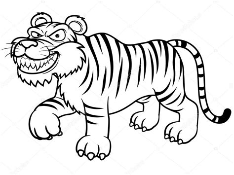 Desenhos De Tigre Com Fome Para Colorir E Imprimir ColorirOnline Com