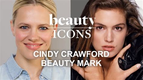 How To Get Cindy Crawfords Beauty Mark Celebrity Makeup Tutorial Style
