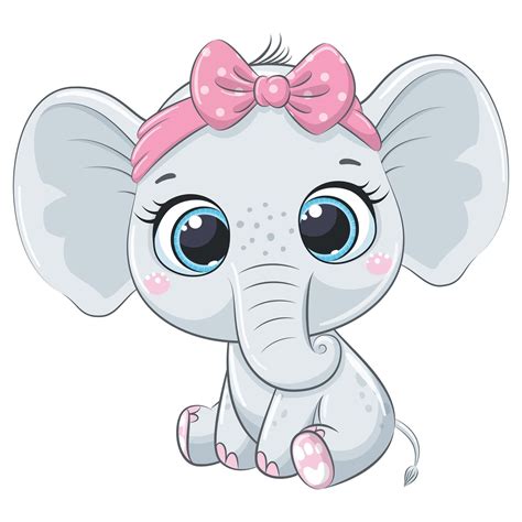 Elephant Baby Shower Clipart Png Jpeg Eps Elephant Baby Girl Its A