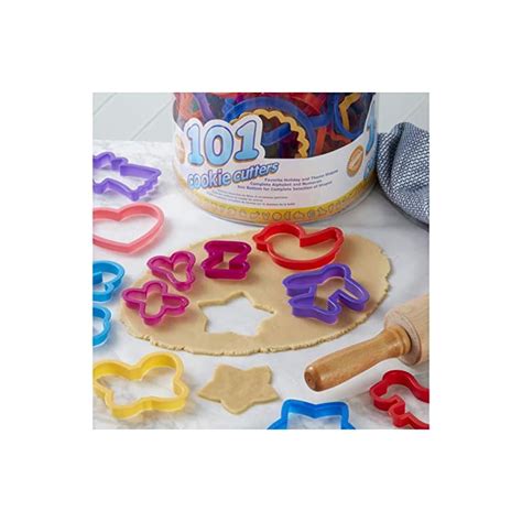 Wilton Cookie Cutters Set 101 Piece — Alphabet Numbers And Holiday