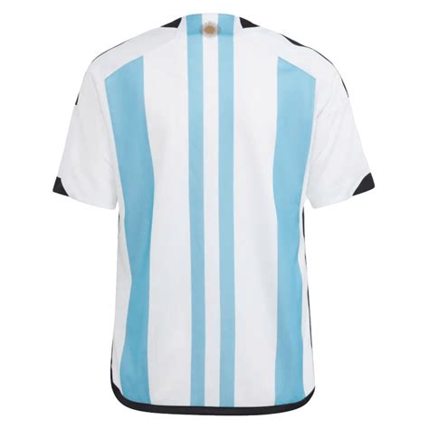 Adidas Argentina 2022 Youth 3 Star Winners Home Jersey