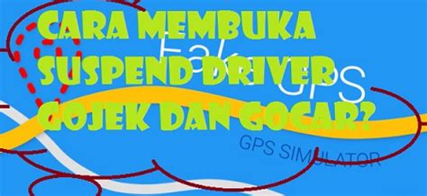 We did not find results for: Cara Membuka Suspend Driver Gojek Dan Gocar? - Tip Kerja