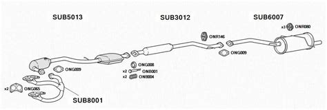 Subaru Forester Exhaust System | EXPRESS DELIVERY on ...