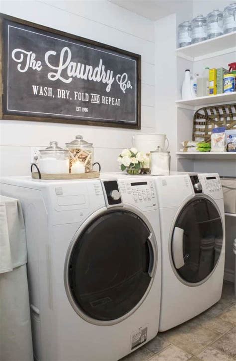 25 Inspirational Diy Farmhouse Laundry Rooms Joyful Derivatives