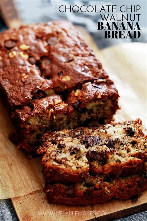 Maybe you would like to learn more about one of these? Chocolate Chip Walnut Banana Bread - Melanie Makes