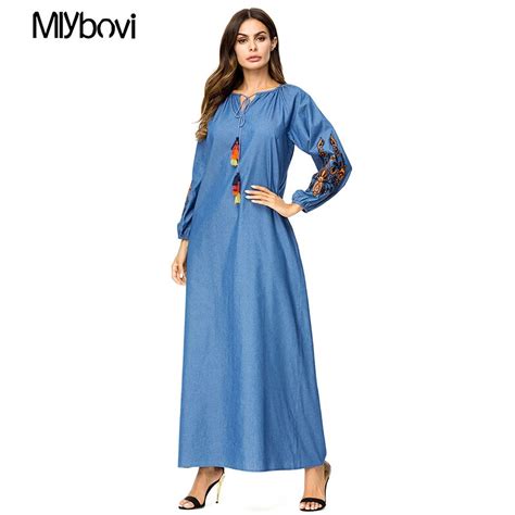 4xl Muslim Women Fashion Abaya Embroidery Robe Long Ladies Clothing