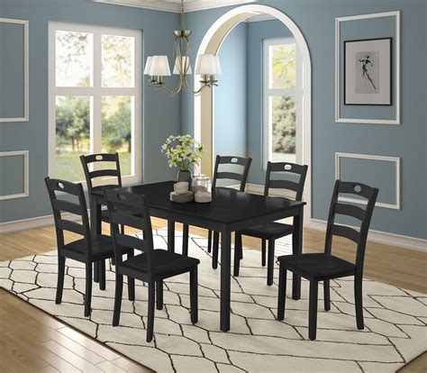 Dining Room Table Set 7 Piece Dining Table Sets With Dining Chairs For