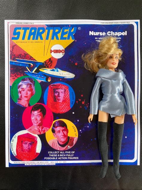 Star Trek Nurse Chapel Custom Action Figure Ebay