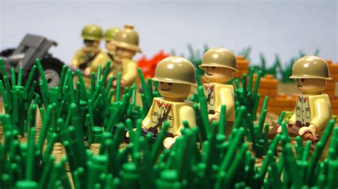 Wallpaper Japan White Grass War Soldier Green Tank Lego World
