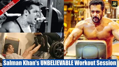 Salman Khans Unbelievable Workout Session Full Body Workout Bollywood Throwback Youtube