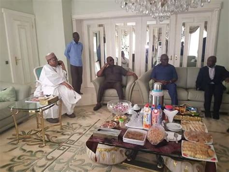 Ibrahim Babangida Hosts Wike At His Hilltop Residence In Minnaphotos