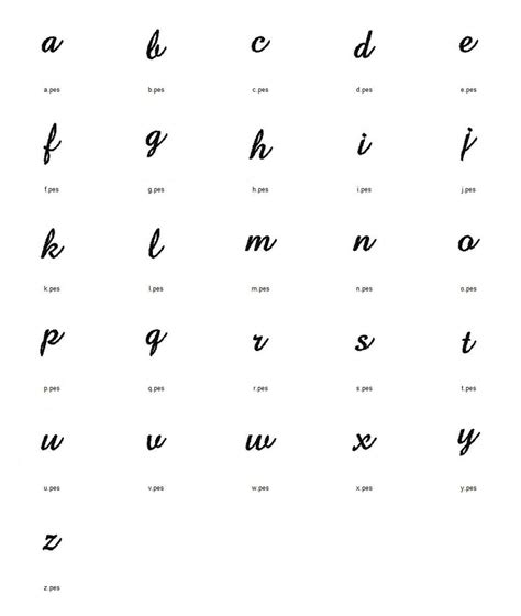 Fancy Satin Script Machine Embroidery Monogram Fonts Designs Set