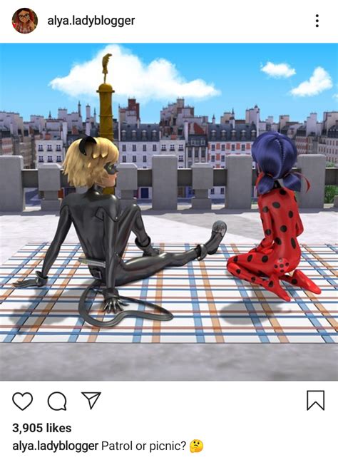 Ladybug And Chat On Alyas Instagram Rmiraculousladybug