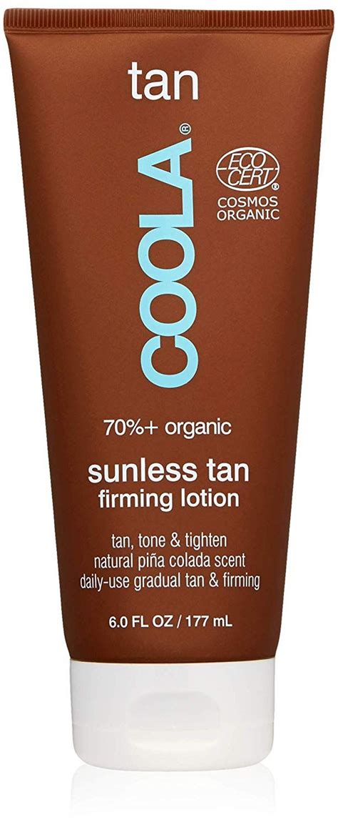 Coola Organic Sunless Self Tanner Body Firming Lotion Dermatologist