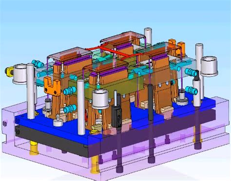 Tap into your inner designer, inspire the world. 3D present Of Plastic Injection Mold - With Lifters ...