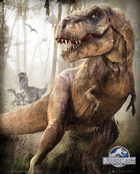 Jurassic World T Rex And Indominus Rex Posters Park Authors And