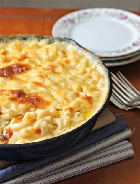 Baked Macaroni And Cheese Savory Cast Iron Skillet Dinner Recipes