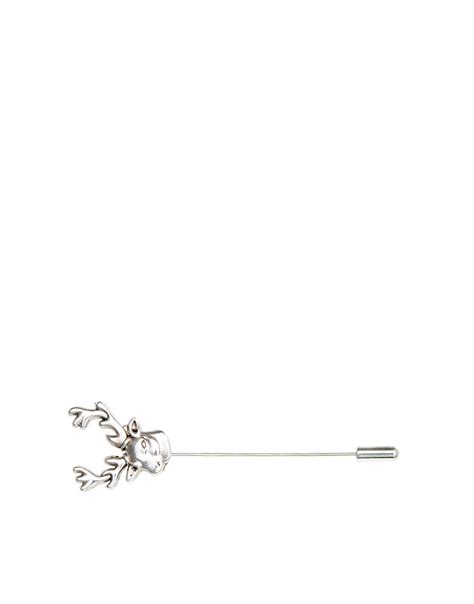 Tally And Hoe Tally And Hoe Stag Pin At Asos