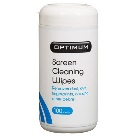 The spray works wonders on laptop screens, computer monitors and tvs, but is also safe for phones and tablets too. B&M Optimum Screen Cleaning Wipes 100pk - 301936 | B&M