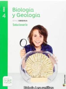 Solucionario Biología y Geología 4 Eso Santillana 2022 PDF