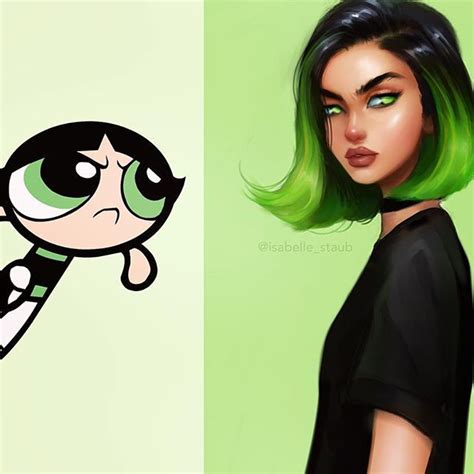 Buttercup All Grown Up 💚 Shes My Favorite Powerpuff Girl Which 90s