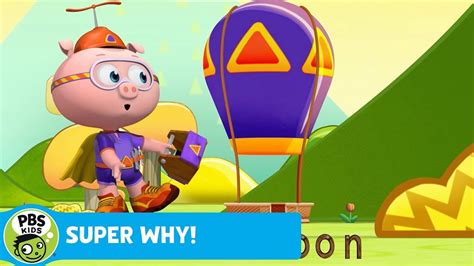 Super Why Alpha Pig Builds A Hot Air Balloon Pbs Kids Wpbs