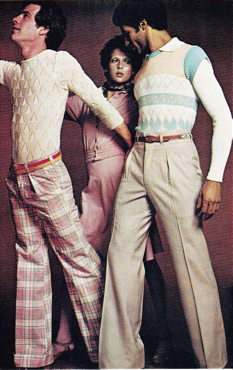 Septiņdesmito Gadu Vīriešu Modes Reklāmas 70s Fashion Men 1970s