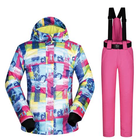 Women Snowboarding Suits 2018 New Arrival Snow Clothes Waterproof