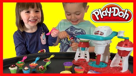 Play Doh Ultimate Swirl Ice Cream Maker Playset Play Doh Toys Review Unboxing Fun Youtube
