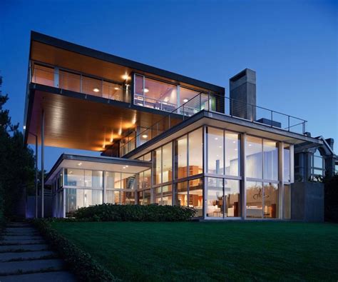 Maison En Verre De Design Moderne 30 Exemples Venant Des Architectes
