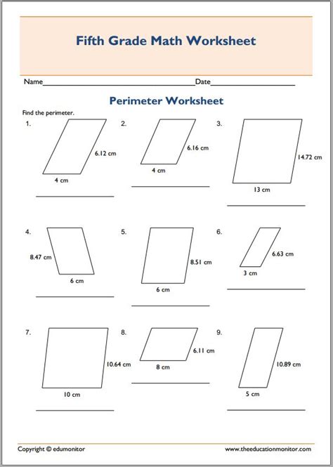 Finding missing angles in quadrilaterals worksheet tes from. Parallelogram Perimeter And Area Formula