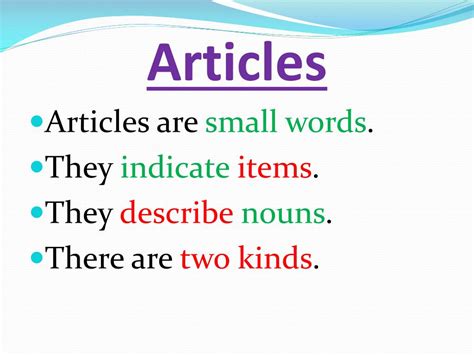 Ppt English Grammar Articles Powerpoint Presentation Free Download