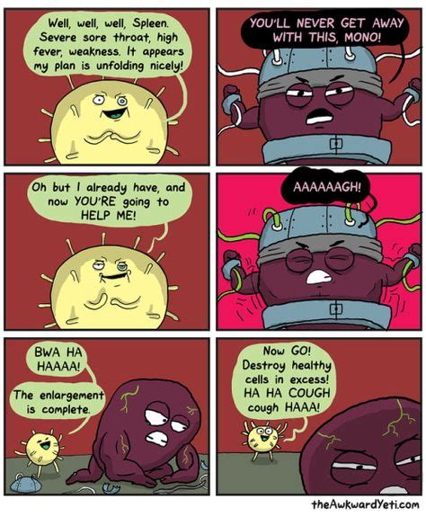 Red Blood Cells Never Die Awkward Yeti Funny Comics Funny Cartoons