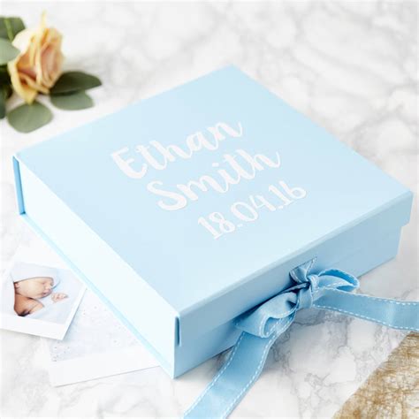 Personalised Newborn Keepsake Box By Sophia Victoria Joy