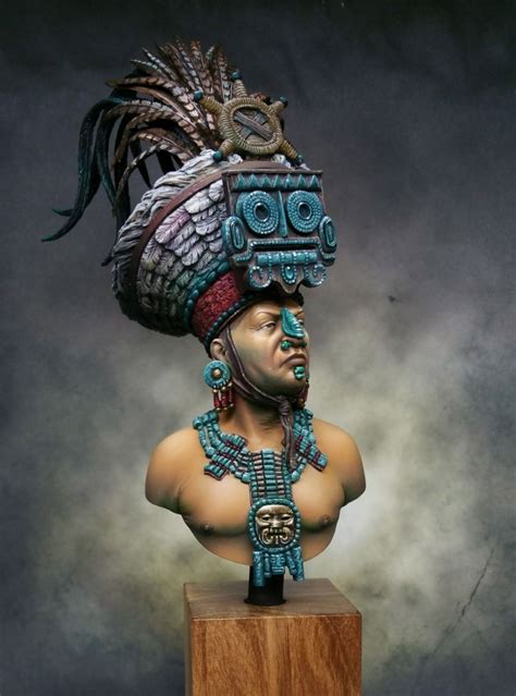 Maya Priest By Stephan Derwish Rath · Puttyandpaint Mayan Art Aztec