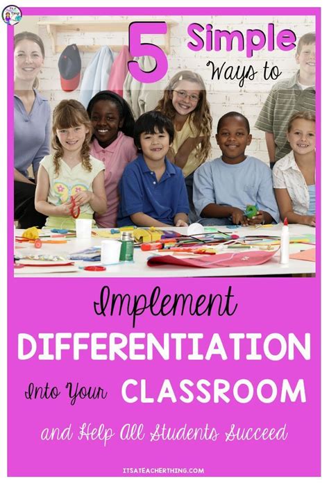 5 Easy Ways Implement Differentiation Into Your Classroom Its A