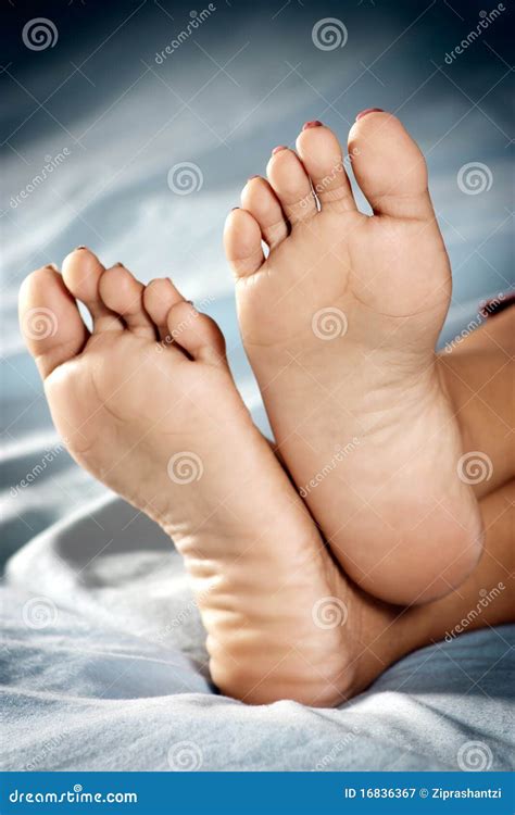Beautiful Clean Female Feet Stock Image Image Of Style Care 16836367
