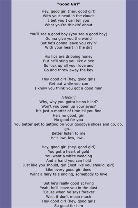 Carrie Underwood Country Song Lyrics Favorite Lyrics Country Lyrics