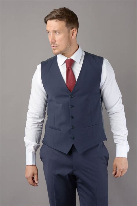 Ted Baker Slim Fit Plain Mens Suit Waistcoat The Shirt Store