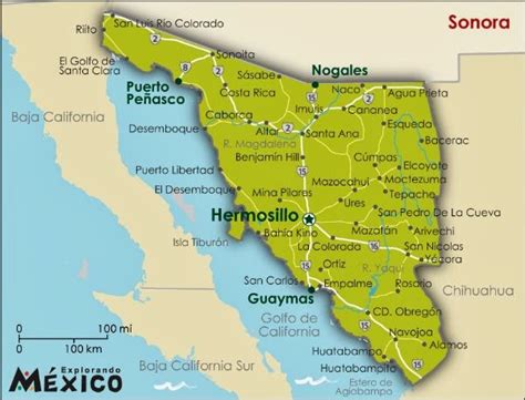 Estado De Sonora Información Sobre Sonora
