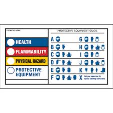 Health Flammability Reactivity Protective Equipment Labels Brady Part