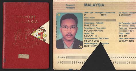 Passport recipient and issuance offices. Malaysia : International Passport — Model G Variety I ...
