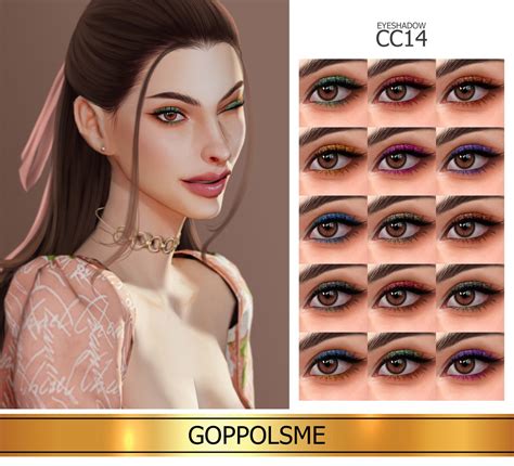 Goppols Me In 2021 Gold Eyeshadow Sims 4 Sims