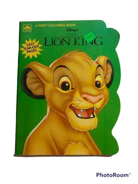 Vintage 1994 Golden Book Disneys The Lion King Coloring Book Unused
