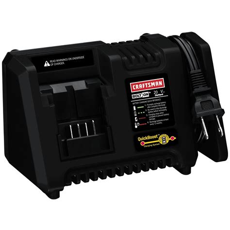 Craftsman Bolt On ™ 20 Volt Max Quickboost® Lithium Ion Charger