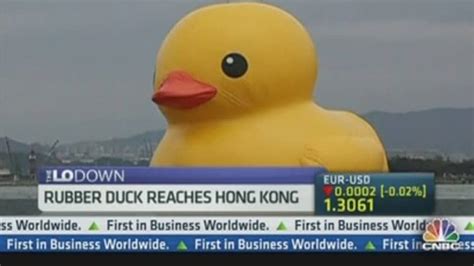 Giant Rubber Duckie Captures Hong Kongs Heart